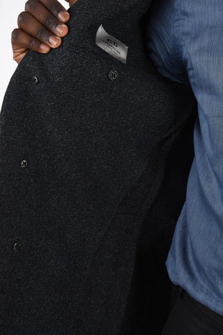 CC COLLECTION three-quarter length melange coat