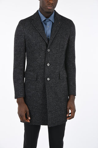 CC COLLECTION 3 Button Melange Coat