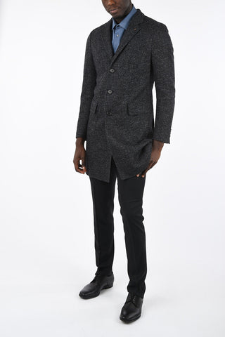 CC COLLECTION 3 Button Melange Coat