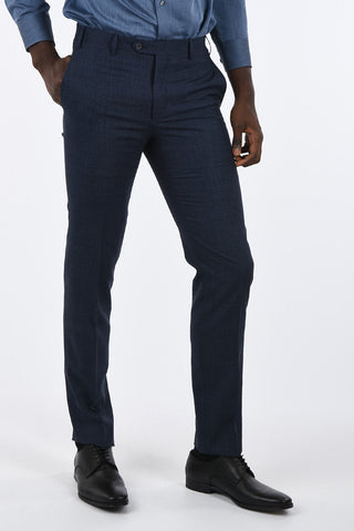 CC COLLECTION side vents district check drop 7 r 2-button suit