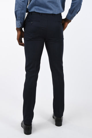 CC COLLECTION abito 2 bottoni drop 7 r pencil striped due spacchi