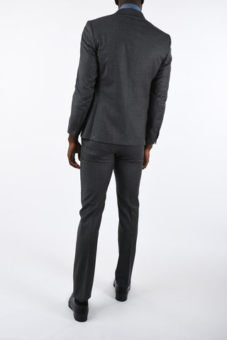 CC COLLECTION side vents pin check drop 7 r 2-button suit