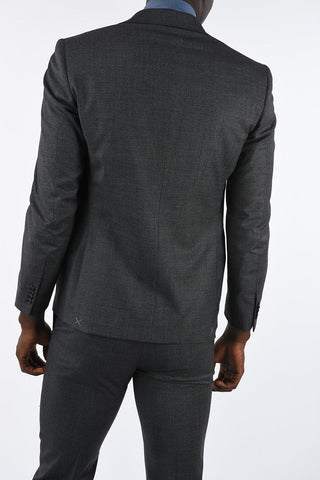 CC COLLECTION side vents pin check drop 7 r 2-button suit