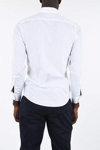 Popeline Spread Collar Shirt
