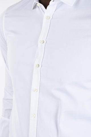 Popeline Spread Collar Shirt