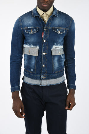 Denim Distressed Jacket