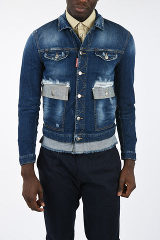 Denim Distressed Jacket