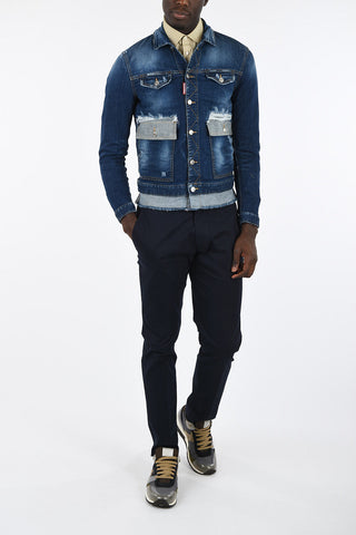 Denim Distressed Jacket