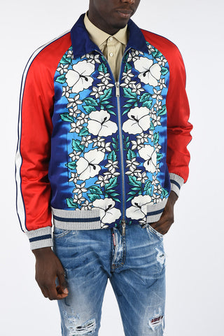 Floral-Print Anorak