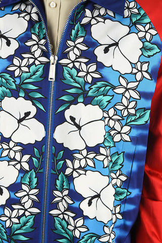 Floral-Print Anorak