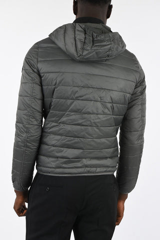 ARMANI JEANS Giubbotto con Cappuccio e Zip Frontale 