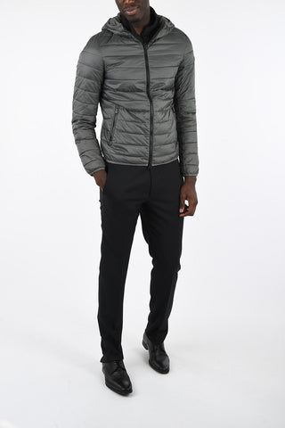 ARMANI JEANS Giubbotto con Cappuccio e Zip Frontale 