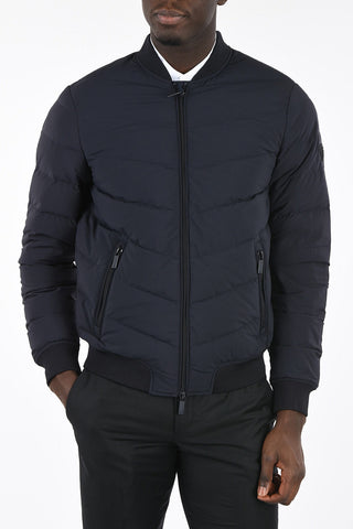 ARMANI JEANS Full Zip Waist Length Down Jacket