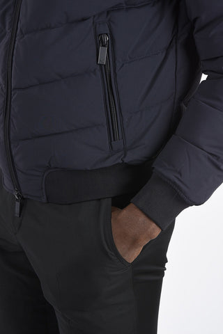 ARMANI JEANS Full Zip Waist Length Down Jacket