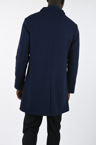 ARMANI JEANS Snap Button Balmacaan Coat