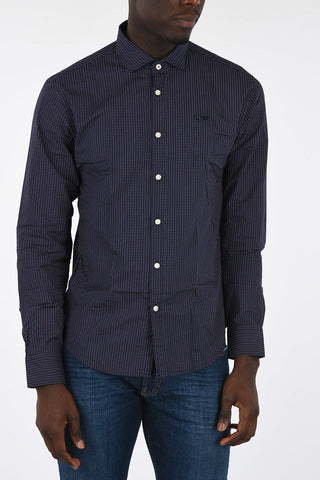 ARMANI JEANS Polka Dots Custom Fit Shirt