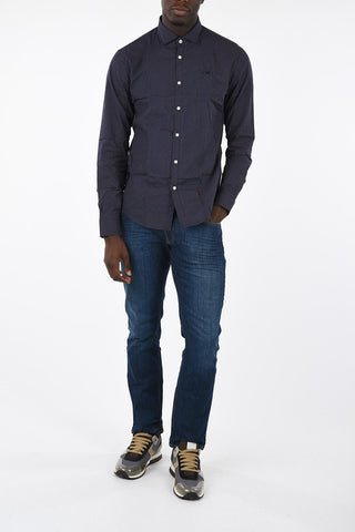 ARMANI JEANS Polka Dots Custom Fit Shirt