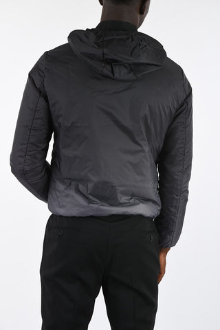 ARMANI JEANS Reversible Polka Dots Puffer Jacket