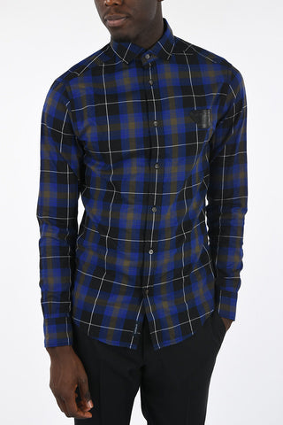 ARMANI JEANS Custom Fit Madras Shirt