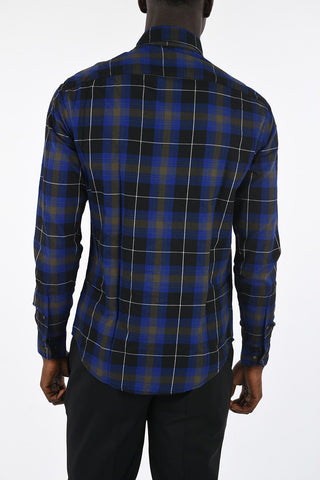 ARMANI JEANS Custom Fit Madras Shirt
