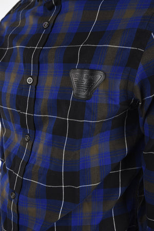 ARMANI JEANS Custom Fit Madras Shirt