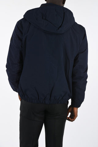 ARMANI JEANS Hooded Waist Length Down Jacket