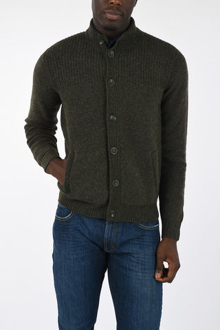 ARMANI JEANS Slim Fit Turtle-neck Cardigan