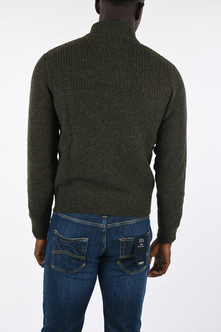 ARMANI JEANS Slim Fit Turtle-neck Cardigan