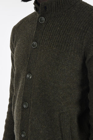 ARMANI JEANS Slim Fit Turtle-neck Cardigan
