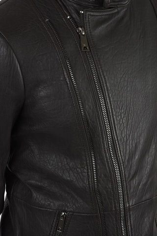 ARMANI JEANS Giubbotto Biker in Pelle