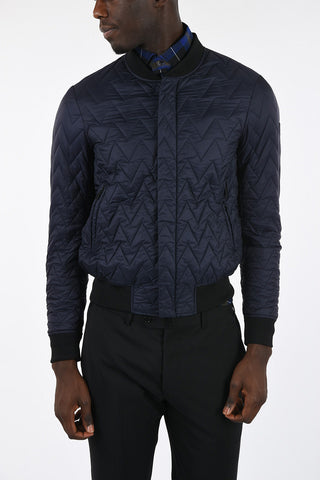 ARMANI JEANS Bomber Trapuntato Crop