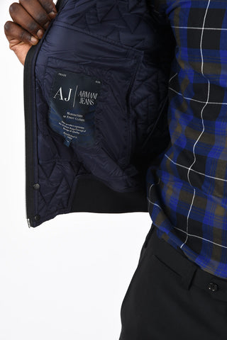 ARMANI JEANS Bomber Trapuntato Crop