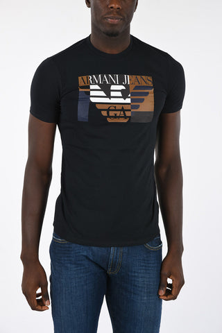 ARMANI JEANS Crew-Neck Print T-shirt