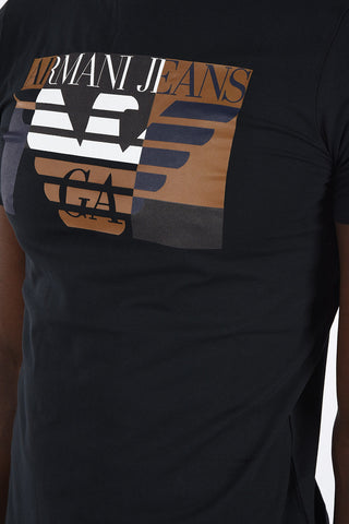 ARMANI JEANS Crew-Neck Print T-shirt