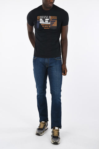 ARMANI JEANS Crew-Neck Print T-shirt