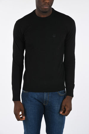 ARMANI JEANS Virgin Wool Crew-Neck Sweater