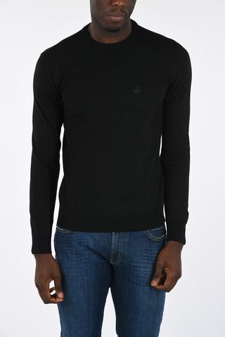 ARMANI JEANS Virgin Wool Crew-Neck Sweater