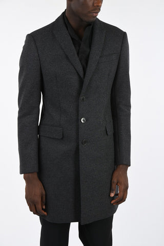 COLLEZIONI bouclé chesterfield coat