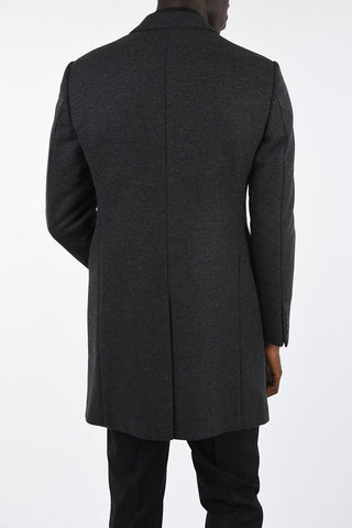 COLLEZIONI bouclé chesterfield coat