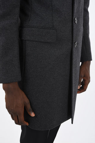 COLLEZIONI bouclé chesterfield coat