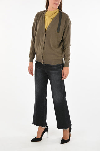 Cashmere Cardigan with Jewel Detail