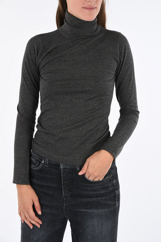 Lurex Turtleneck Sweater
