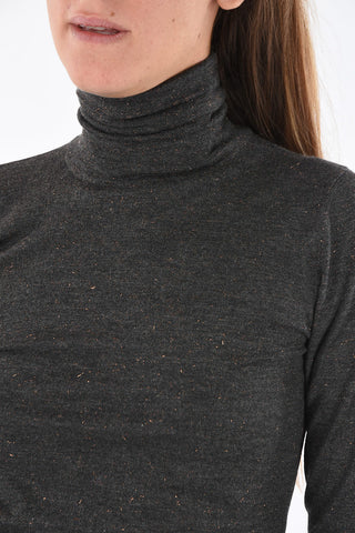 Lurex Turtleneck Sweater