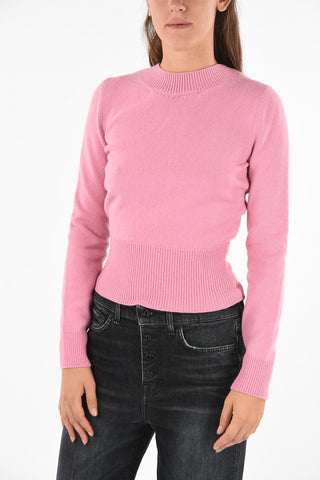 Boatneck sweater with Velvet Bow