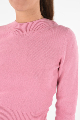 Boatneck sweater with Velvet Bow