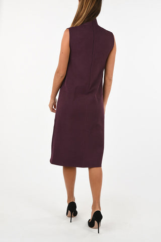 vestito shift con scollo Chocker