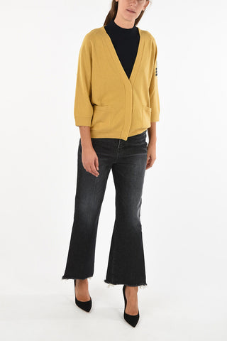 Cashmere Short Sleeve Cardigan