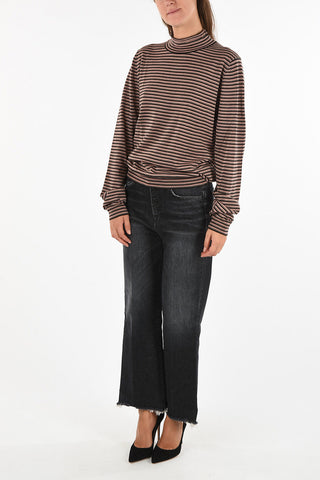 Striped Turtleneck Sweater