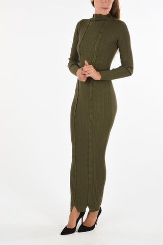 Ribbed Long Dress