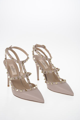 GARAVANI Leather ROCKSTUD Pumps 11 cm
